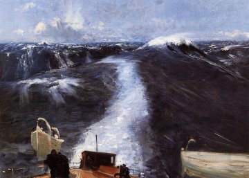  Storm Painting - Atlantic Storm John Singer Sargent